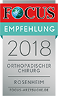FCGA Regiosiegel 2018 Orthopädischer Chirurg Rosenheim